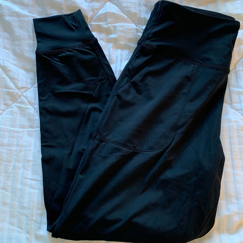 black exercise joggers